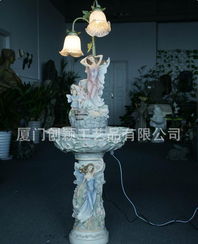 歐式流水落地?zé)?點亮客廳的藝術(shù)與格調(diào)